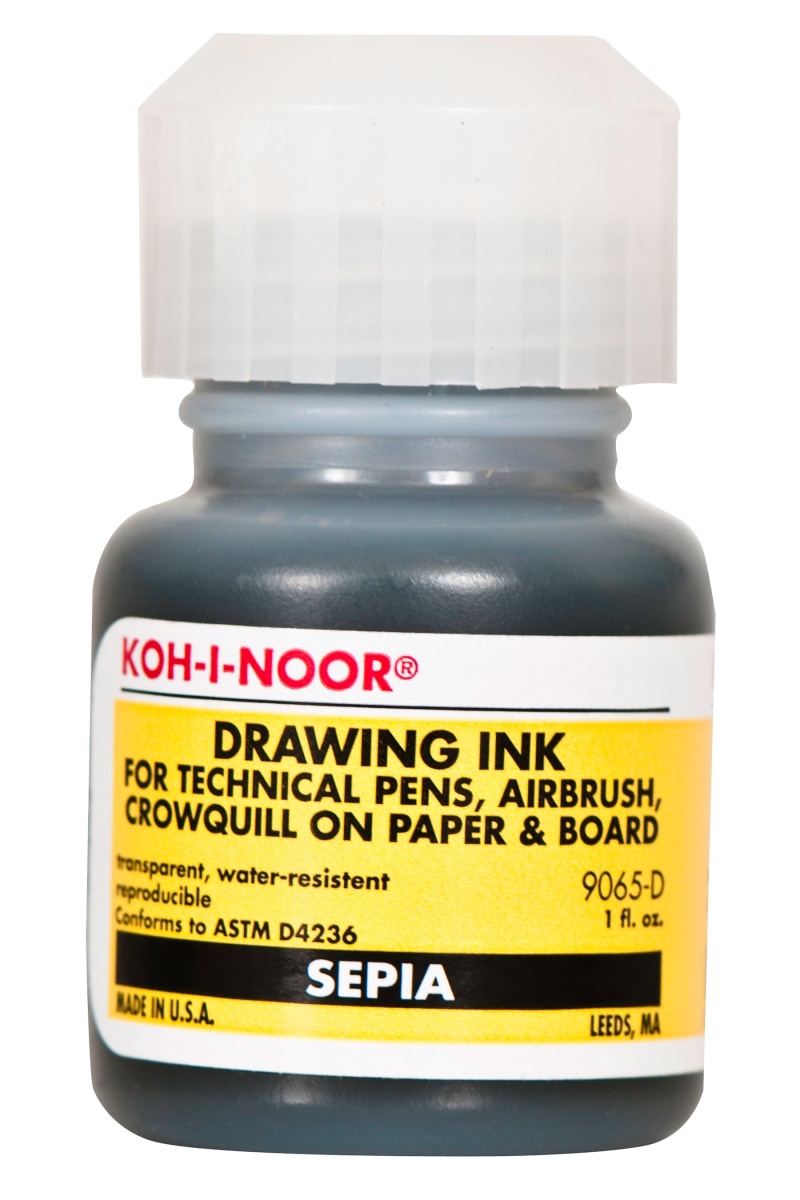 Koh-I-Noor® Drawing Ink 1 Oz. / Sepia 9065d