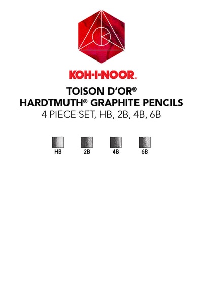 Koh-I-Noor® Toison D'or Graphite Pencil Sets - 12 Piece - Technical Selection