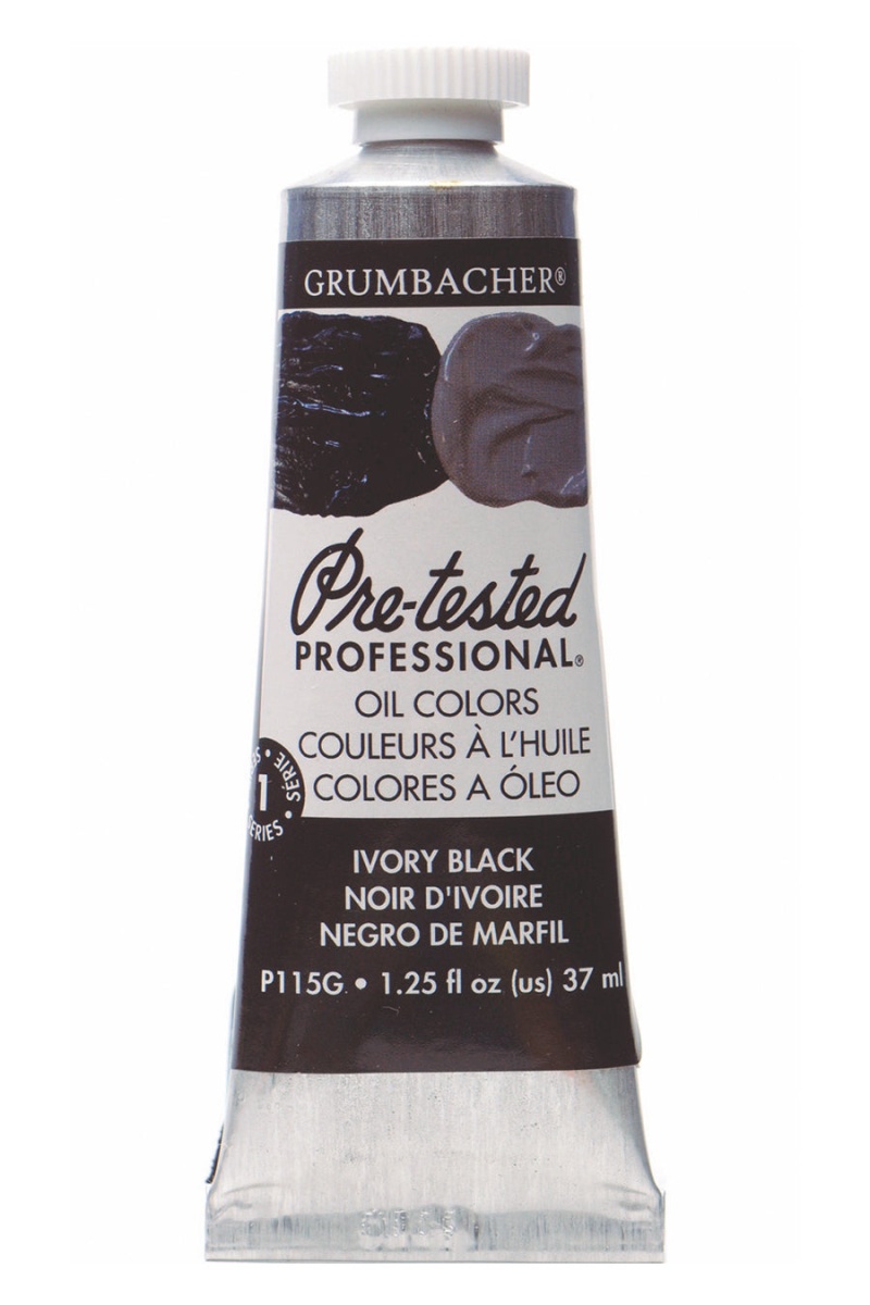Grumbacher® Pre-Tested® Oil Black Color Family