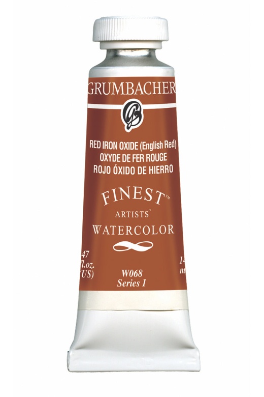 Finest™ Watercolor Earthtone Color Family Red Iron Oxide W068