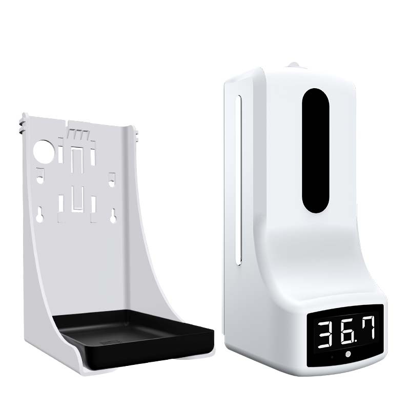 Touchless Thermometer With Hand Sanitizer Station