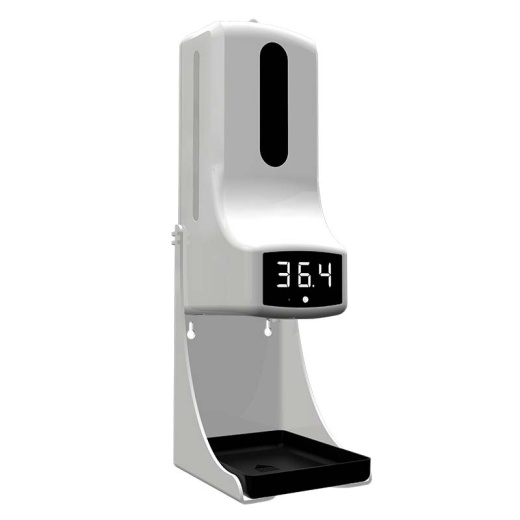 Touchless Thermometer with Hand Sanitizer Station - Kjb