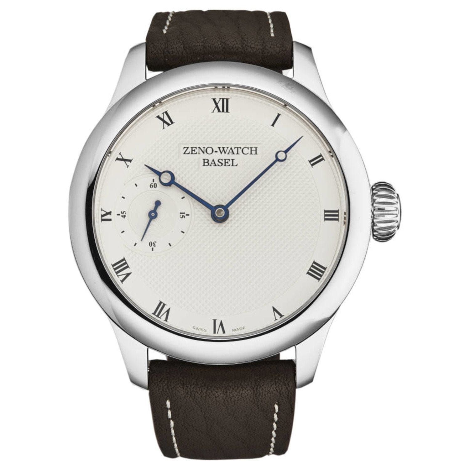 Zeno Men's 'Revue' Limited Edition Pocket Watch On The Wrist Grey Dial