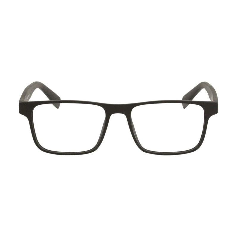 Lacoste Matte Black Square Mens Acetate Eyeglasses 3266