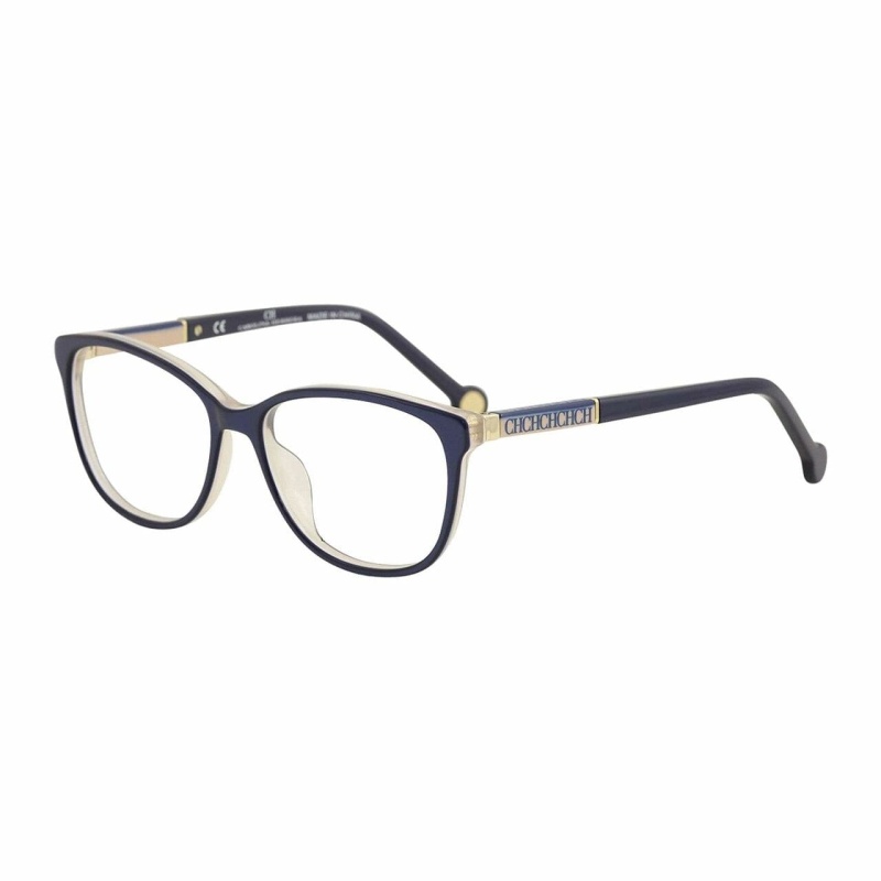 Carolina Herrera Blue Square Women's Plastic Eyeglasses