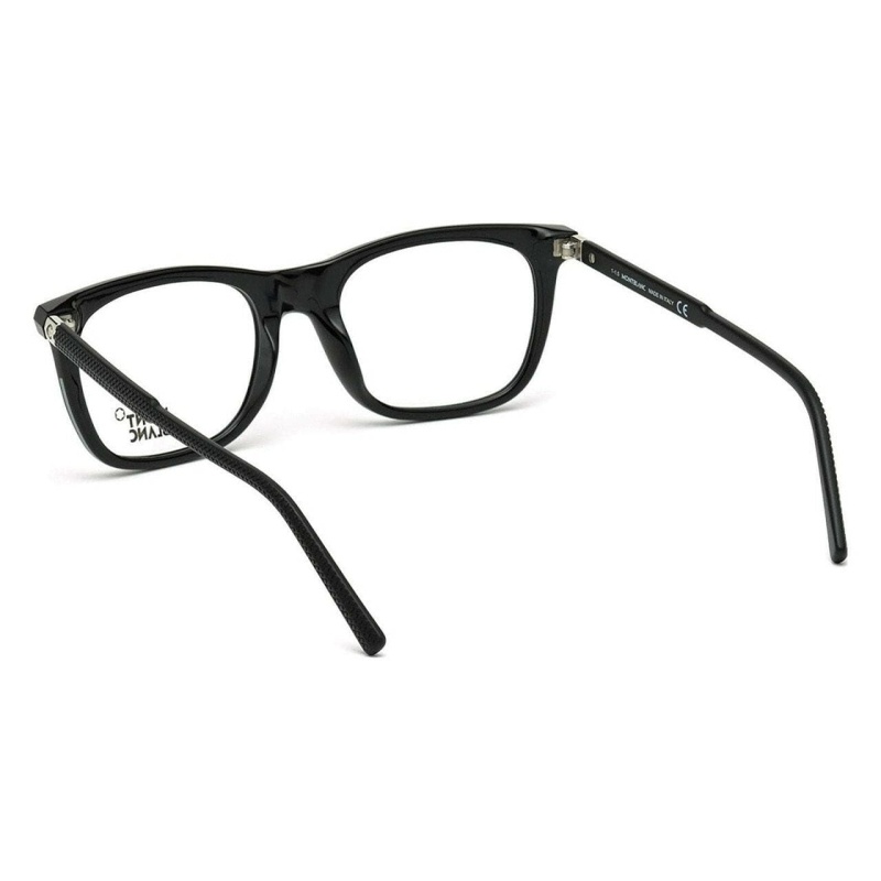 Montblanc Black Men's Square Eyeglasses Frames