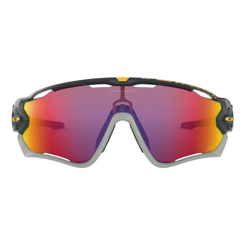 Oakley Jawbreaker Tour De France Carbon Single Lens Prizm Road Lenses Men's Sunglasses