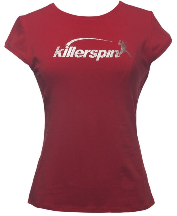 Killerspin Steely Girl Shirt: Red, Extra Large