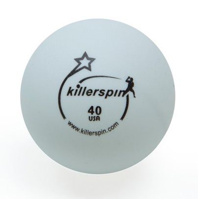 Killerspin Practice 1-Star Balls: White, Pack of 100