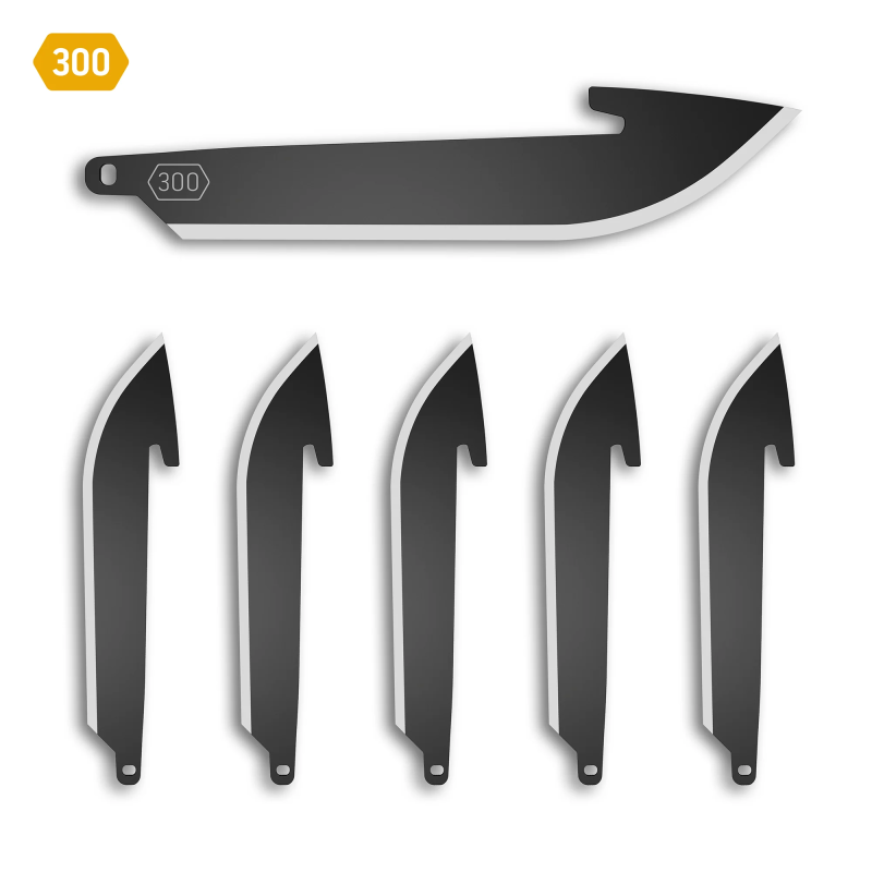 3.0 Drop-Point Blade Pack (6 Pieces)