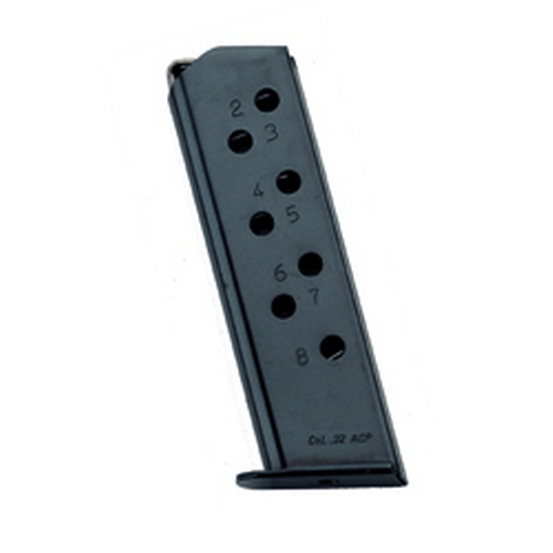 Color: Blue, Finish: Steel, Gun Model: Pp, Capacity: 8