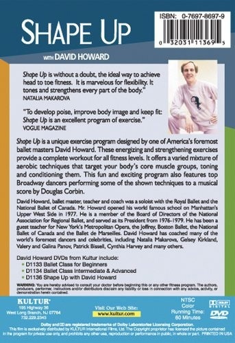 Shape Up with David Howard DVD 5 Dance