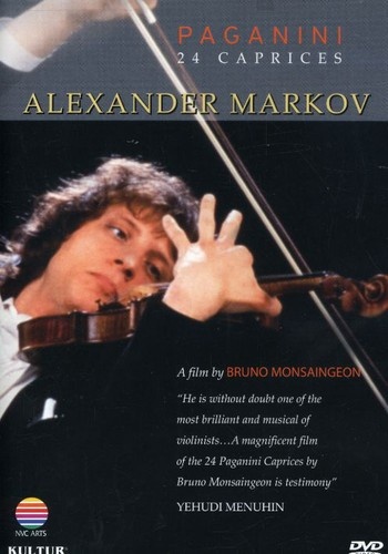 ALEXANDER MARKOV: PAGANINI'S 24 CAPRICES DVD 9 Classical Music