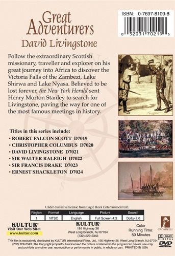 DAVID LIVINGSTONE: JOURNEY TO THE HEART OF AFRICA DVD 5 History