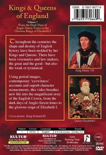 KINGS AND QUEENS VOLUME 1 DVD 5 History