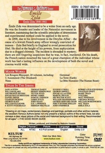 Famous Authors: Emile Zola DVD 5 Literature