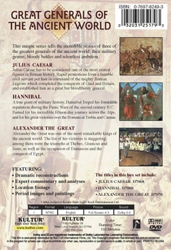 GREAT GENERALS BOX SET (Cromwell 3 Pack) DVD 5 - A Comprehensive Collection of Historical Documentaries