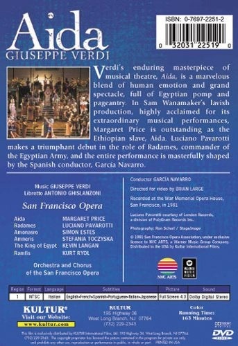 AIDA (SF Opera) DVD 9 Opera