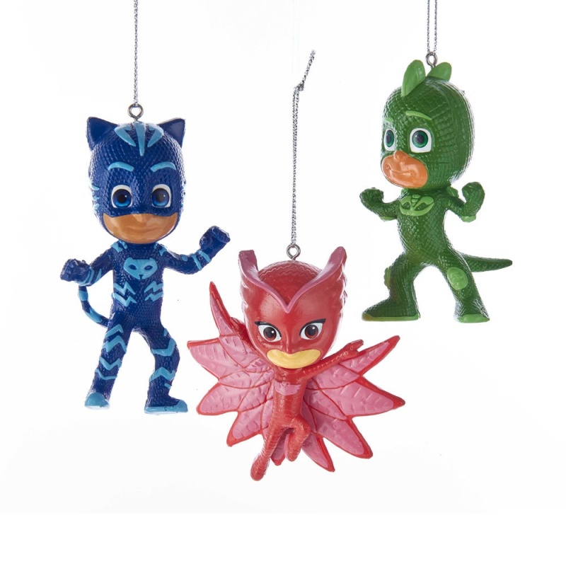 Pj Masks© Catboy Owlette And Gekko Ornaments 3 Assorted 7479