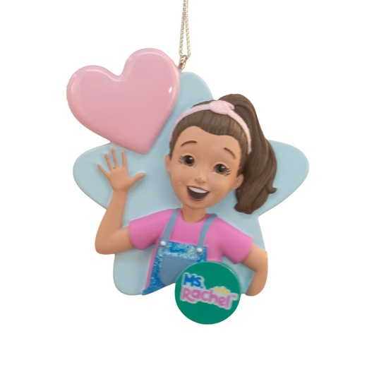 Ms. Rachel™ With Heart Ornament For Personalization