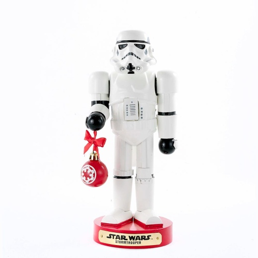 9.5" Star Wars Stormtrooper With Ball Ornament Nutcracker