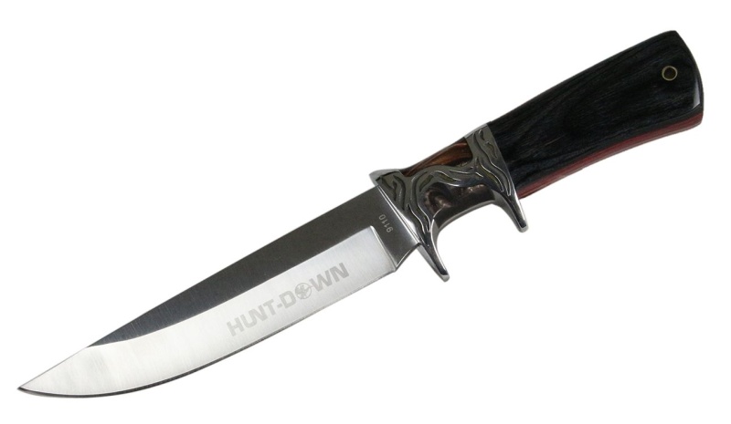 10.5" Hunt-Down Sporting Knife With Sheath