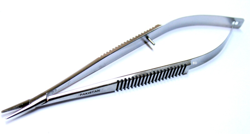 Micro Eye Castroviejo Straight Needle Holder Without Lock