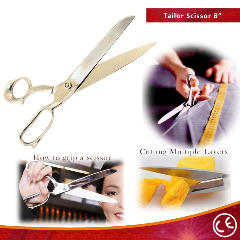 8" Tailor's Shears Sewing Scissors