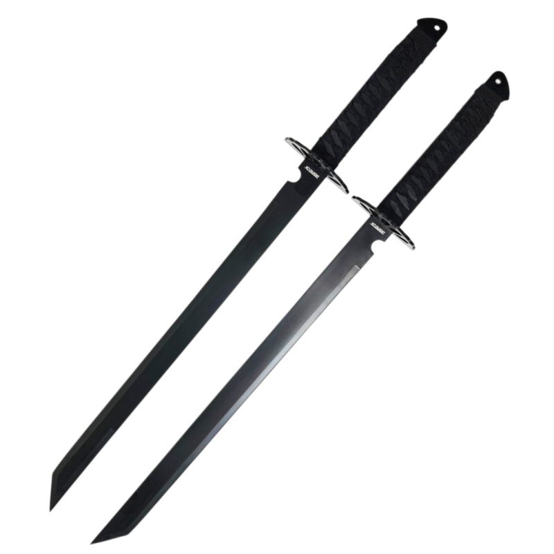 Dispatch 27.5-Inch Twin Black Sword Set