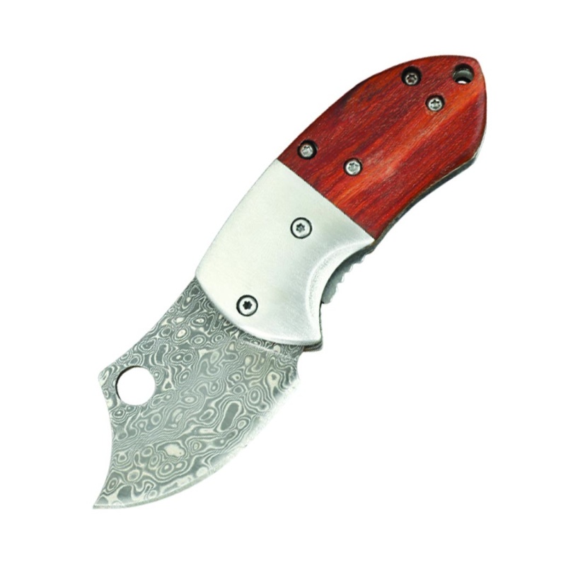 Dispatch 2.75" Small Damascus Steel Edc Pocket Knife