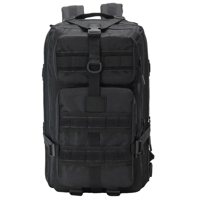 Tactical Military Assault 35L Backpack Outdoor Hiking Camping Hunting Molle Bag - Black Color