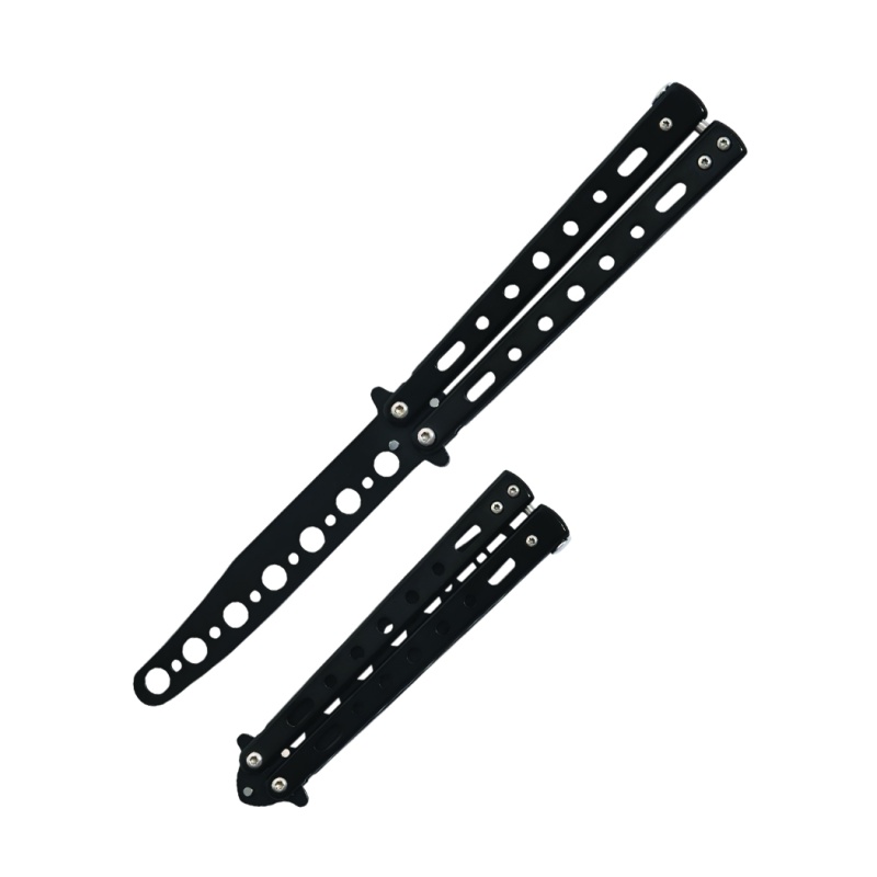 Dispatch 5.1" Black Balisong Safe Flip Practice Tool