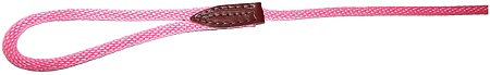 Leather Brothers British Rope Slip Lead 6' Hot Pink