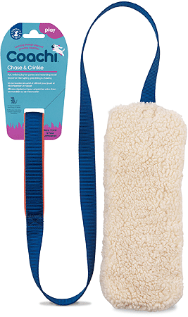 Company Of Animals Coachi Tuggi Chase & Crinkle - Rope & Tug Toy for Dogs