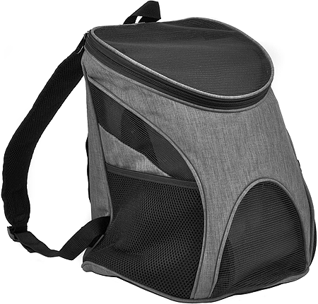 Dogline Pet Carrier Pack (Front Or Back) Grey