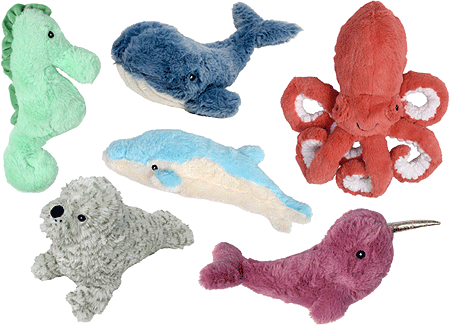 Multipet Minipet Deep Sea Cuddler - Soft Plush Toy for Dogs