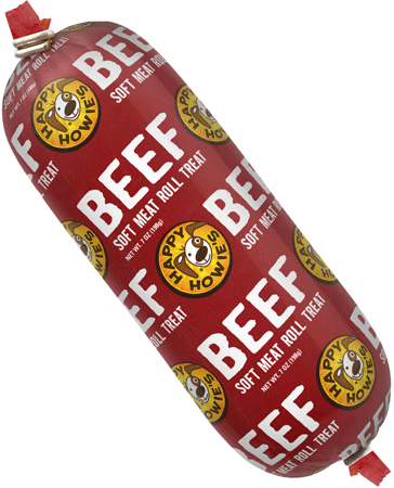 Happy Howie's Meat Roll Treat Beef 7Oz