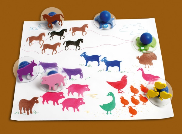 Giant Stampers - Farm Animals - Set Of 10