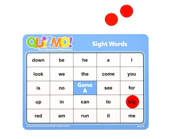 Quizmo Sight Word Set 1