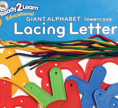 Lacing Alphabet - Uppercase And Lowercase