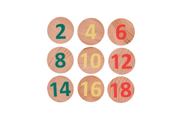 Matching Pairs - Numbers 1-20 - Set Of 40