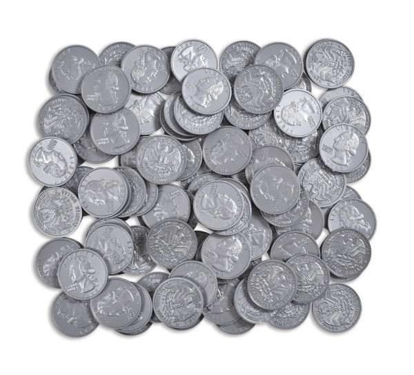 Play Coins - Quarters - Set Of 100