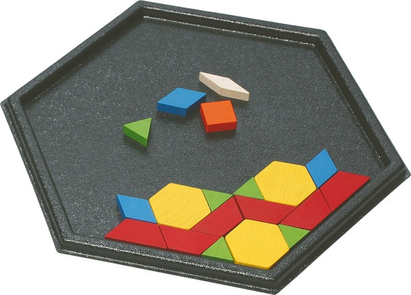 Pattern Block Trays - Set Of 2