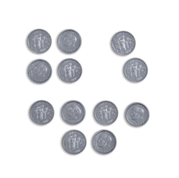 Play Coins - Dimes - Set Of 100