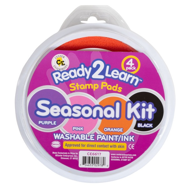 Jumbo Circular Washable Stamp Pads - Seasonl - 4