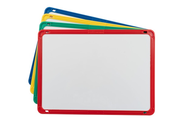 Plastic Framed Metal Whiteboards - Colored - 4
