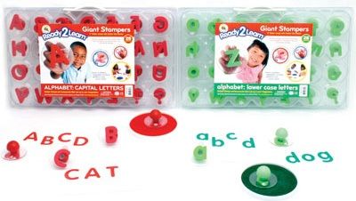 Giant Stampers - Uppercase And Lowercase Letters