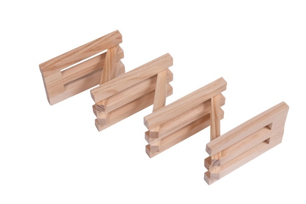 Wooden Fences - Set Of 4