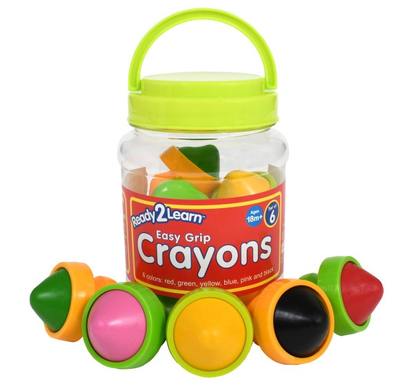 Easy Grip Crayons - Set Of 6