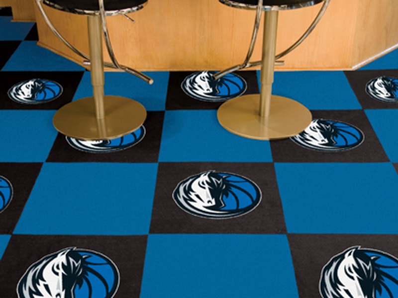 Dallas Mavericks Carpet Tiles 18"X18" Tiles